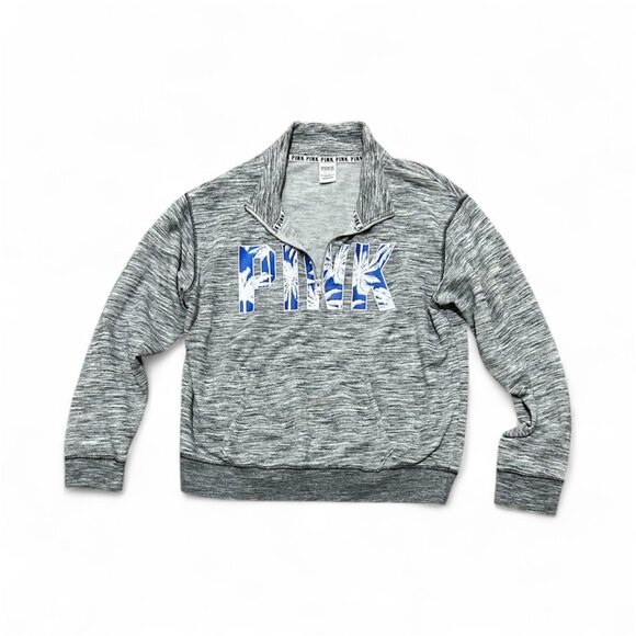 Pink-Victoria's Secret Sweatshirt - Gray - Size :Large - Picture 3 of 5